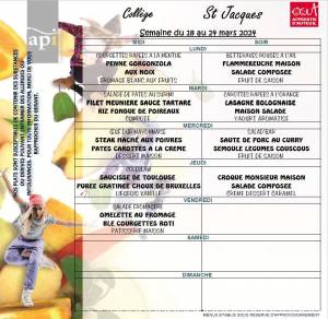 MenuS12 - Etablissements Saint-Jacques